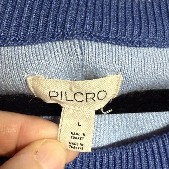 Anthropologie Blue Crew Neck Sweater - Picture 7 of 7